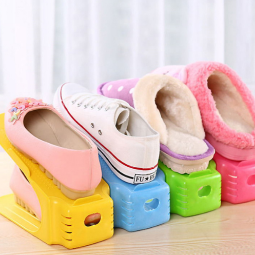 Convenient Double Storage Shoe Rack