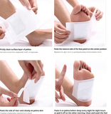 20pcs=(10pcs Patches+10pcs Adhesives) Detox Foot Patches Pads