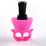 Silicone Finger Ring Nail Polish Holder