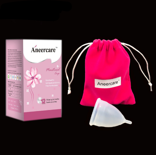 Feminine Silicone Menstrual Cup