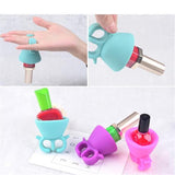 Silicone Finger Ring Nail Polish Holder