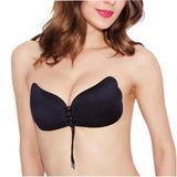 Seamless Invisible Silicone Strapless Push Up Bra