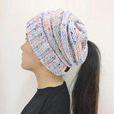 Knitted Beanie Bun Ponytail